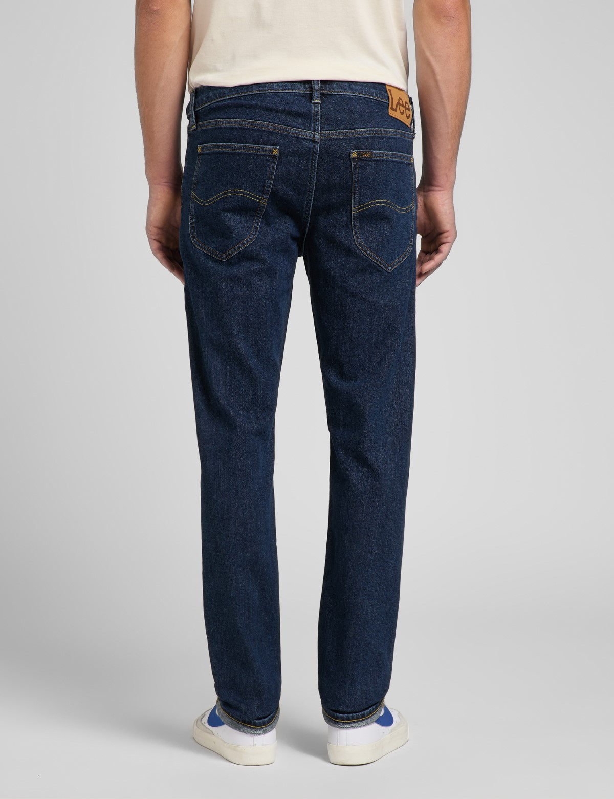 Lee Daren Zip Fly ανδρικό μπλε τζιν L707PXXD φωτογραφία